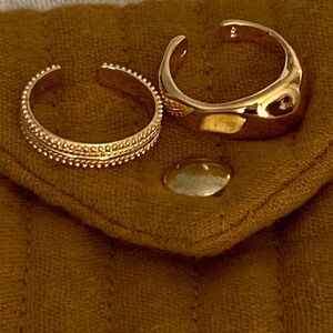 Sezane Amaya Ring (S) & Judy Ring (OS) - NWT